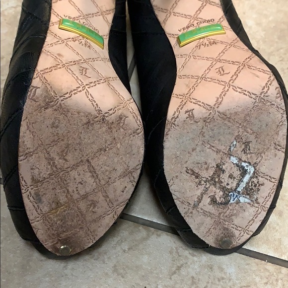 LAMB shoes black leather 7.5size - Picture 7 of 8